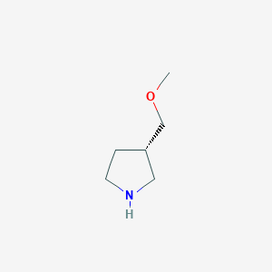 B1345923 (S)-3-(Methoxymethyl)pyrrolidine CAS No. 535924-74-4
