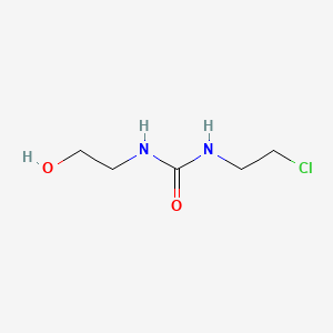 molecular formula C5H11ClN2O2 B1345949 脲, N-(2-氯乙基)-N'-(2-羟乙基)- CAS No. 71479-93-1