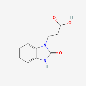 1H-Benzimidazole-1-propanoic acid, 2,3-dihydro-2-oxo-
