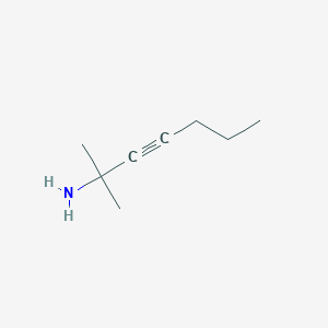 2-Methylhept-3-yn-2-amine