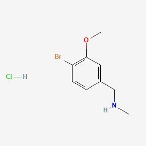 [(4-Bromo-3-methoxyphenyl)methyl](methyl)amine hydrochloride