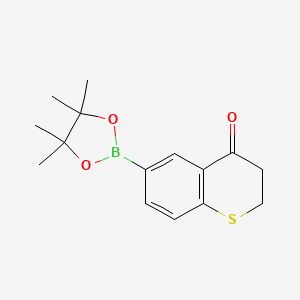 6-(4,4,5,5-tetramethyl-1,3,2-dioxaborolan-2-yl)-3,4-dihydro-2H-1-benzothiopyran-4-one