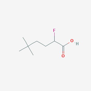 2-Fluoro-5,5-dimethylhexanoic acid