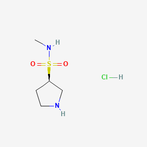 (3R)-N-methylpyrrolidine-3-sulfonamide hydrochloride