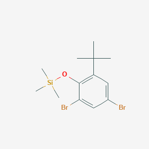 (2,4-Dibromo-6-(tert-butyl)phenoxy)trimethylsilane