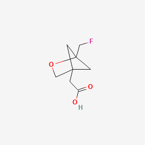 2-[1-(Fluoromethyl)-2-oxabicyclo[2.1.1]hexan-4-yl]acetic acid