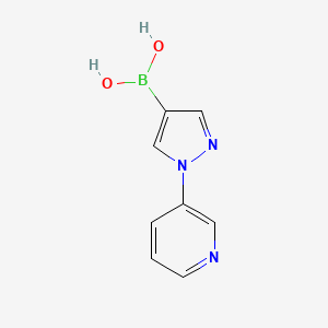 (1-(Pyridin-3-yl)-1H-pyrazol-4-yl)boronic acid