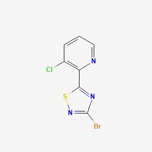 2-(3-Bromo-1,2,4-thiadiazol-5-yl)-3-chloropyridine