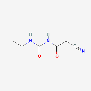 molecular formula C6H9N3O2 B1345980 2-cyano-N-(ethylcarbamoyl)acetamide CAS No. 41078-06-2