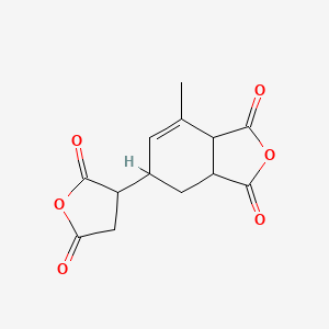 molecular formula C13H12O6 B1345998 5-(2,5-二氧代四氢呋喃基)-3-甲基-3-环己烯-1,2-二羧酸酐 CAS No. 73003-90-4