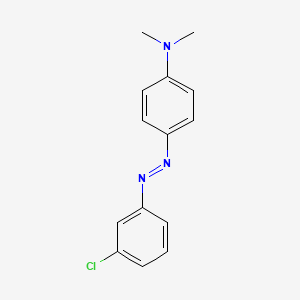 molecular formula C14H14ClN3 B1346005 3'-Chloro-4-dimethylaminoazobenzene CAS No. 3789-77-3