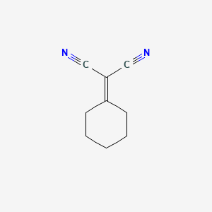 molecular formula C9H10N2 B1346013 2-环己基亚甲基丙二腈 CAS No. 4354-73-8