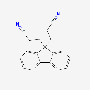 molecular formula C19H16N2 B1346016 芴-9,9-二丙腈 CAS No. 4425-97-2