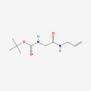 tert-butyl N-{[(prop-2-en-1-yl)carbamoyl]methyl}carbamate