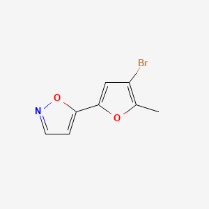 5-(4-Bromo-5-methylfuran-2-yl)-1,2-oxazole