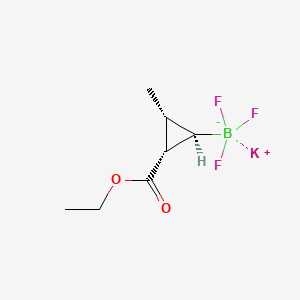 rac-potassium [(1R,2S,3R)-2-(ethoxycarbonyl)-3-methylcyclopropyl]trifluoroboranuide