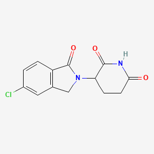 3-(5-Chloro-1-oxoisoindolin-2-yl)piperidine-2,6-dione