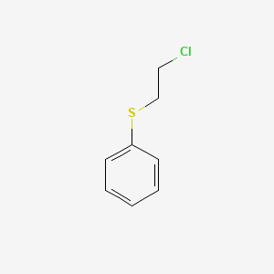 molecular formula C8H9ClS B1346028 2-Chloroethyl phenyl sulfide CAS No. 5535-49-9