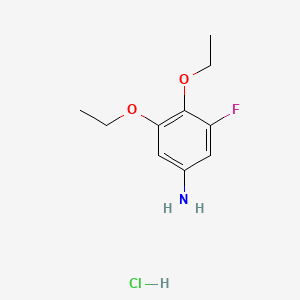 3,4-Diethoxy-5-fluoroaniline hydrochloride