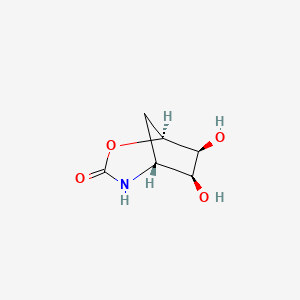 (1S,5R,6S,7S)-6,7-dihydroxy-2-oxa-4-azabicyclo[3.2.1]octan-3-one