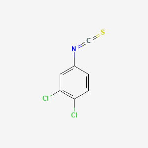 molecular formula C7H3Cl2NS B1346032 3,4-二氯苯基异硫氰酸酯 CAS No. 6590-94-9