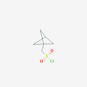 {Bicyclo[1.1.1]pentan-1-yl}methanesulfonyl chloride