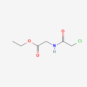 molecular formula C6H10ClNO3 B1346035 2-[(2-氯乙酰)氨基]乙酸乙酯 CAS No. 41602-50-0