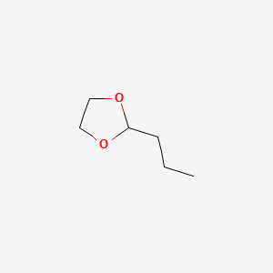 molecular formula C6H12O2 B1346037 2-Propyl-1,3-dioxolane CAS No. 3390-13-4