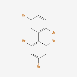 molecular formula C12H5Br5 B1346039 2,2',4,5',6-Pentabromobiphenyl CAS No. 59080-39-6