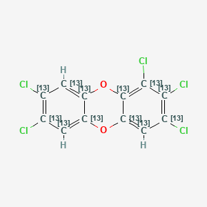 molecular formula C12H3Cl5O2 B1346046 1,2,3,7,8-pentachlorodibenzo-p-dioxin CAS No. 109719-79-1