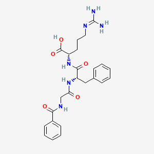 molecular formula C24H30N6O5 B1346059 马尿酰苯丙氨酰精氨酸 CAS No. 73167-83-6