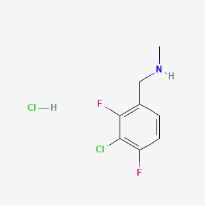 [(3-Chloro-2,4-difluorophenyl)methyl](methyl)amine hydrochloride