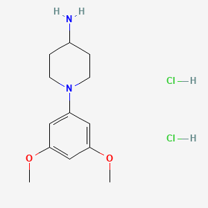 1-(3,5-Dimethoxyphenyl)piperidin-4-amine dihydrochloride