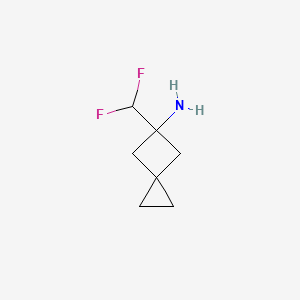 5-(Difluoromethyl)spiro[2.3]hexan-5-amine