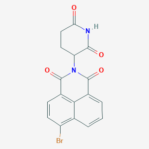 6-bromo-2-(2,6-dioxopiperidin-3-yl)-1H-benzo[de]isoquinoline-1,3(2H)-dione