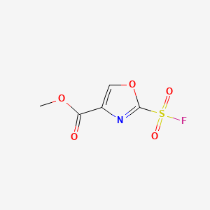 Methyl2-(fluorosulfonyl)-1,3-oxazole-4-carboxylate