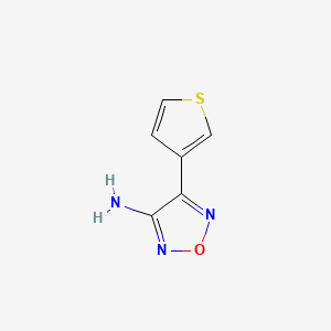 4-(Thiophen-3-yl)-1,2,5-oxadiazol-3-amine