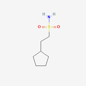 molecular formula C7H15NO2S B1346078 环戊烷乙磺酰胺 CAS No. 17854-73-8
