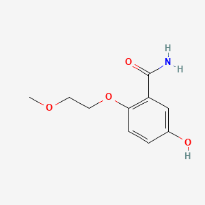 B1346080 5-Hydroxy-2-(2-methoxyethoxy)benzamide CAS No. 28173-87-7