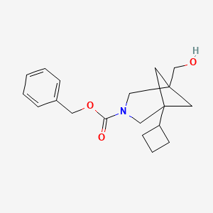 Benzyl 1-cyclobutyl-5-(hydroxymethyl)-3-azabicyclo[3.1.1]heptane-3-carboxylate