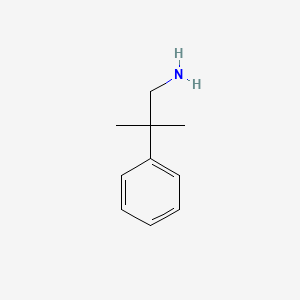 molecular formula C10H15N B1346085 2-甲基-2-苯基丙-1-胺 CAS No. 21404-88-6