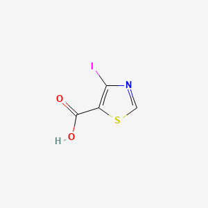 molecular formula C4H2INO2S B13461018 4-Iodo-1,3-thiazole-5-carboxylic acid 