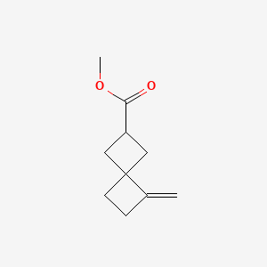 molecular formula C10H14O2 B13461090 Methyl 5-methylidenespiro[3.3]heptane-2-carboxylate 