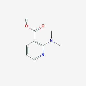 molecular formula C8H10N2O2 B1346113 2-(Dimethylamino)nicotinic acid CAS No. 883787-29-9
