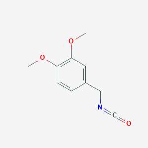 molecular formula C10H11NO3 B1346119 3,4-二甲氧基苄基异氰酸酯 CAS No. 87665-57-4