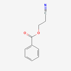 molecular formula C10H9NO2 B1346127 2-氰基乙基苯甲酸酯 CAS No. 5325-95-1