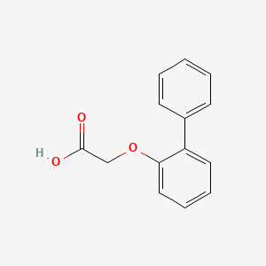 molecular formula C14H12O3 B1346131 （联苯-2-基氧基）乙酸 CAS No. 5348-75-4