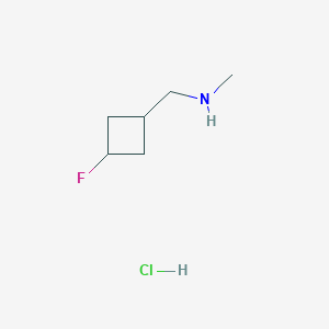 [(3-Fluorocyclobutyl)methyl](methyl)amine hydrochloride