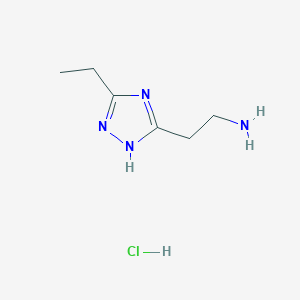 2-(5-Ethyl-1H-[1,2,4]triazol-3-yl)-ethylamine