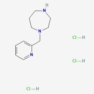 1-[(Pyridin-2-yl)methyl]-1,4-diazepane trihydrochloride